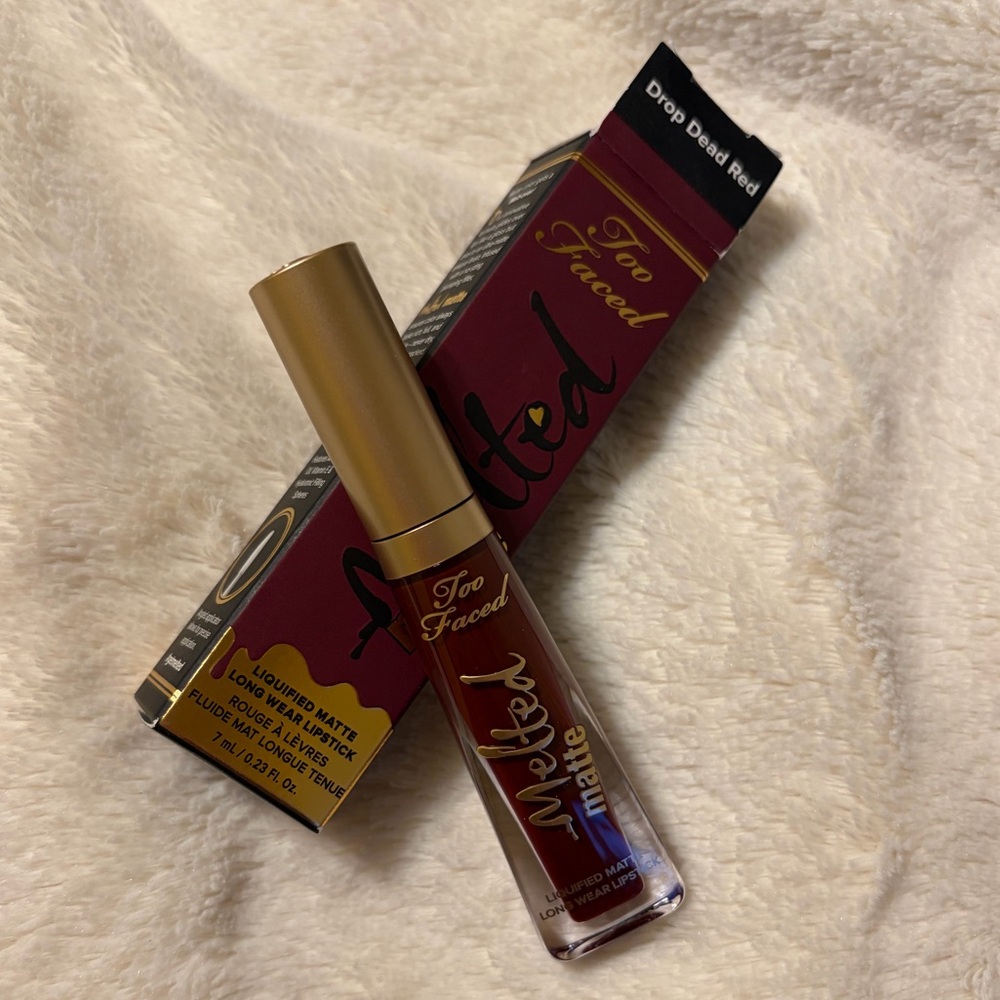 Too Faced Melted Matte Lipstick - Drop Dead Red